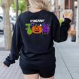 TOD Itinerant Teacher Of The Deaf Halloween ASL Interpreters Women's Sweatshirt Back Print Black TOD Itinerant Teacher Of The Deaf Halloween ASL Interpreters Women's Sweatshirt Back Print Black