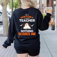 History Teacher School Shirt Halloween Educator Men Women Kids Women's Sweatshirt Back Print Black History Teacher School Shirt Halloween Educator Men Women Kids Women's Sweatshirt Back Print Black