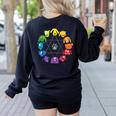 Unique For Artists By ADS Color Wheel Educational Art Teacher Dog Themed Artist Small Women's Sweatshirt Back Print Black Unique For Artists By ADS Color Wheel Educational Art Teacher Dog Themed Artist Small Women's Sweatshirt Back Print Black