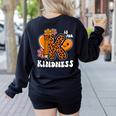 Unity Day Shirt Kindness Orange Teacher Kids Be Kind Women's Sweatshirt Back Print Black Unity Day Shirt Kindness Orange Teacher Kids Be Kind Women's Sweatshirt Back Print Black
