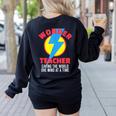 Wonder Teacher Costume Shirt Teacher Halloween Costume Tee Women's Sweatshirt Back Print Black Wonder Teacher Costume Shirt Teacher Halloween Costume Tee Women's Sweatshirt Back Print Black