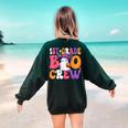 1st Grade Boo Crew Halloween First Grade Halloween Teacher Women's Sweatshirt Back Print Forest Green 1st Grade Boo Crew Halloween First Grade Halloween Teacher Women's Sweatshirt Back Print Forest Green