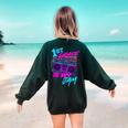 1st Grade Is My Jam Vintage 80s 80's Teacher Student Retro Women's Sweatshirt Back Print Forest Green 1st Grade Is My Jam Vintage 80s 80's Teacher Student Retro Women's Sweatshirt Back Print Forest Green