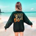 67 Teacher Halloween Skeleton Women's Sweatshirt Back Print Forest Green 67 Teacher Halloween Skeleton Women's Sweatshirt Back Print Forest Green