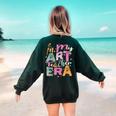 In My Art Teacher Era Teaching Future Artist Back To School Women's Sweatshirt Back Print Forest Green In My Art Teacher Era Teaching Future Artist Back To School Women's Sweatshirt Back Print Forest Green