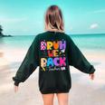 Bruh We Back Teachers First Day Back To School Teachers Women's Sweatshirt Back Print Forest Green Bruh We Back Teachers First Day Back To School Teachers Women's Sweatshirt Back Print Forest Green