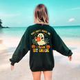 You Can't Scare Me I Teach First Grade Halloween Teacher Women's Sweatshirt Back Print Forest Green You Can't Scare Me I Teach First Grade Halloween Teacher Women's Sweatshirt Back Print Forest Green