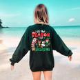 Christmas Sped Teacher Tis The Season For Inclusion Women Women's Sweatshirt Back Print Forest Green Christmas Sped Teacher Tis The Season For Inclusion Women Women's Sweatshirt Back Print Forest Green