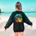 Cool Art For Men Women Artist Teacher Painter Artists Paint Women's Sweatshirt Back Print Forest Green