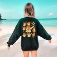 Halloween PE Teacher Costume Ghost Physical Education Women's Sweatshirt Back Print Forest Green Halloween PE Teacher Costume Ghost Physical Education Women's Sweatshirt Back Print Forest Green