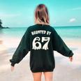 Haunted By 67 Teacher Halloween 6 7 Shirt Women's Sweatshirt Back Print Forest Green Haunted By 67 Teacher Halloween 6 7 Shirt Women's Sweatshirt Back Print Forest Green