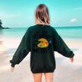 I'm Just Here To Get Messy Art Teacher Artist Painting Women's Sweatshirt Back Print Forest Green I'm Just Here To Get Messy Art Teacher Artist Painting Women's Sweatshirt Back Print Forest Green