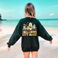 Inclusion Isn't Scary Mummy Boo Ghost Halloween SLP Teacher Women's Sweatshirt Back Print Forest Green