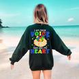 I Am Their Voice They Are My Heart Autism Awareness Teacher Women's Sweatshirt Back Print Forest Green I Am Their Voice They Are My Heart Autism Awareness Teacher Women's Sweatshirt Back Print Forest Green