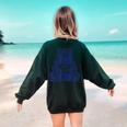 Be Kind For Teacher Kindness Women Men Women's Sweatshirt Back Print Forest Green