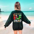 Kindergarten ELF Squad Christmas ELF Student Teacher Men Women Kids Women's Sweatshirt Back Print Forest Green Kindergarten ELF Squad Christmas ELF Student Teacher Men Women Kids Women's Sweatshirt Back Print Forest Green