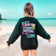 Kindergarten Is My Jam Cute Teacher Shirt 80's 90's Styl Women's Sweatshirt Back Print Forest Green Kindergarten Is My Jam Cute Teacher Shirt 80's 90's Styl Women's Sweatshirt Back Print Forest Green