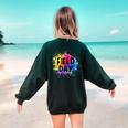 Let The Games Begin Field Day Fun Day Teachers Boys Girls Women's Sweatshirt Back Print Forest Green Let The Games Begin Field Day Fun Day Teachers Boys Girls Women's Sweatshirt Back Print Forest Green
