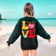 Love Headstart Head Start Teachers First Day Of School Women's Sweatshirt Back Print Forest Green Love Headstart Head Start Teachers First Day Of School Women's Sweatshirt Back Print Forest Green