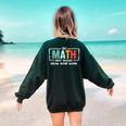 Math Teacher Do Math Not Magic Show Your Work Women's Sweatshirt Back Print Forest Green Math Teacher Do Math Not Magic Show Your Work Women's Sweatshirt Back Print Forest Green