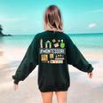 Novelty Montessori Studying Learning Schooling Teacher Love For Men Women Women's Sweatshirt Back Print Forest Green Novelty Montessori Studying Learning Schooling Teacher Love For Men Women Women's Sweatshirt Back Print Forest Green