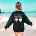 Poly-Gnome-Ials Algebra Teacher Calcul Teacher Women's Sweatshirt Back Print Forest Green