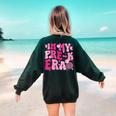 In My Pre-K Era Teachers Women Back To School Kids Girls Women's Sweatshirt Back Print Forest Green In My Pre-K Era Teachers Women Back To School Kids Girls Women's Sweatshirt Back Print Forest Green