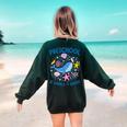 Preschool Is Whale-y Great Preschool Teacher Women's Sweatshirt Back Print Forest Green Preschool Is Whale-y Great Preschool Teacher Women's Sweatshirt Back Print Forest Green