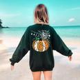 Pumpkin Music Teacher Halloween Fall Music Notes Autumn Women's Sweatshirt Back Print Forest Green Pumpkin Music Teacher Halloween Fall Music Notes Autumn Women's Sweatshirt Back Print Forest Green