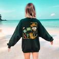 Retro Howdy Pre-K Back To School Western Teacher Women's Sweatshirt Back Print Forest Green Retro Howdy Pre-K Back To School Western Teacher Women's Sweatshirt Back Print Forest Green