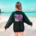 Retro Physical Education Vibes Gym Teacher Phys Ed Teacher Women's Sweatshirt Back Print Forest Green Retro Physical Education Vibes Gym Teacher Phys Ed Teacher Women's Sweatshirt Back Print Forest Green