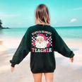 Santa Favorite Teacher Shirt Teacher Christmas Women's Sweatshirt Back Print Forest Green Santa Favorite Teacher Shirt Teacher Christmas Women's Sweatshirt Back Print Forest Green
