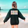 Basic Sign Language Speech Pathology Aac Sped Teacher Women's Sweatshirt Back Print Forest Green Basic Sign Language Speech Pathology Aac Sped Teacher Women's Sweatshirt Back Print Forest Green