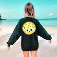 The Smart Cookie Good Egg Teacher Halloween Costume Food Women's Sweatshirt Back Print Forest Green The Smart Cookie Good Egg Teacher Halloween Costume Food Women's Sweatshirt Back Print Forest Green