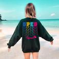 SPED Squad Proud Special Education Para Teacher Colorful Women's Sweatshirt Back Print Forest Green SPED Squad Proud Special Education Para Teacher Colorful Women's Sweatshirt Back Print Forest Green