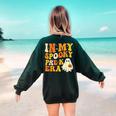 In My Spooky PRE-K Teacher Era Halloween Costume Tee Women's Sweatshirt Back Print Forest Green In My Spooky PRE-K Teacher Era Halloween Costume Tee Women's Sweatshirt Back Print Forest Green