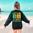 Lets Tacos Bout Science Teacher Chemistry Physics Women's Sweatshirt Back Print Forest Green Lets Tacos Bout Science Teacher Chemistry Physics Women's Sweatshirt Back Print Forest Green