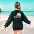 Teacher Of Visually Impaired Braille A Good Day To Learn Women's Sweatshirt Back Print Forest Green Teacher Of Visually Impaired Braille A Good Day To Learn Women's Sweatshirt Back Print Forest Green