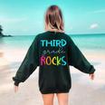 Third Grade Rocks Shirt Team 3rd Grade Teacher Women's Sweatshirt Back Print Forest Green Third Grade Rocks Shirt Team 3rd Grade Teacher Women's Sweatshirt Back Print Forest Green