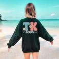 TK Team Back To School Teachers Students Team TK Women's Sweatshirt Back Print Forest Green TK Team Back To School Teachers Students Team TK Women's Sweatshirt Back Print Forest Green