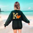 Unity Day K Is For Kindness Anti Bullying Orange Teacher Men Women Kids Women's Sweatshirt Back Print Forest Green Unity Day K Is For Kindness Anti Bullying Orange Teacher Men Women Kids Women's Sweatshirt Back Print Forest Green