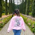 100 Days Of School Girls Teacher 100th Day Unicorn Outfit Women's Sweatshirt Back Print Light Pink 100 Days Of School Girls Teacher 100th Day Unicorn Outfit Women's Sweatshirt Back Print Light Pink
