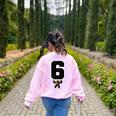 6 7 Matching Teachers Halloween Costume Gorilla Women's Sweatshirt Back Print Light Pink 6 7 Matching Teachers Halloween Costume Gorilla Women's Sweatshirt Back Print Light Pink