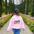 67 Meme English Teacher Reading Book Lover Humor Women's Sweatshirt Back Print Light Pink 67 Meme English Teacher Reading Book Lover Humor Women's Sweatshirt Back Print Light Pink