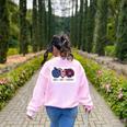 American Flag Teach Love Freedom Preschool Teacher 4th July Women's Sweatshirt Back Print Light Pink American Flag Teach Love Freedom Preschool Teacher 4th July Women's Sweatshirt Back Print Light Pink