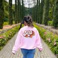 Art Teacher Back To School Women's Sweatshirt Back Print Light Pink Art Teacher Back To School Women's Sweatshirt Back Print Light Pink