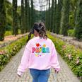 Back To School Para For Men Women Teacher Women's Sweatshirt Back Print Light Pink Back To School Para For Men Women Teacher Women's Sweatshirt Back Print Light Pink