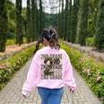 Camo Team 2nd Grade Squad Back To School Teacher Kids Boys Women's Sweatshirt Back Print Light Pink