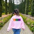 Chemisty Science Teacher Periodic Table Halloween Women's Sweatshirt Back Print Light Pink Chemisty Science Teacher Periodic Table Halloween Women's Sweatshirt Back Print Light Pink