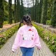 Is It Christmas Break Yet Xmas Holiday Teacher Women Women's Sweatshirt Back Print Light Pink Is It Christmas Break Yet Xmas Holiday Teacher Women Women's Sweatshirt Back Print Light Pink
